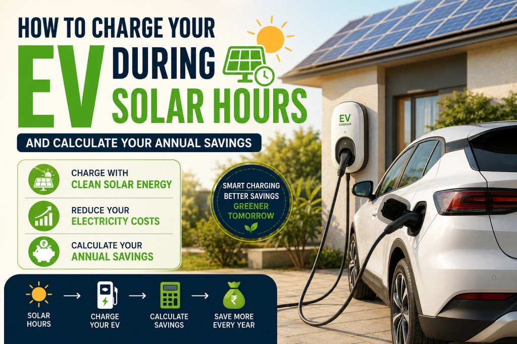 How to Charge Your EV During Solar Hours — and Calculate Your Annual Savings